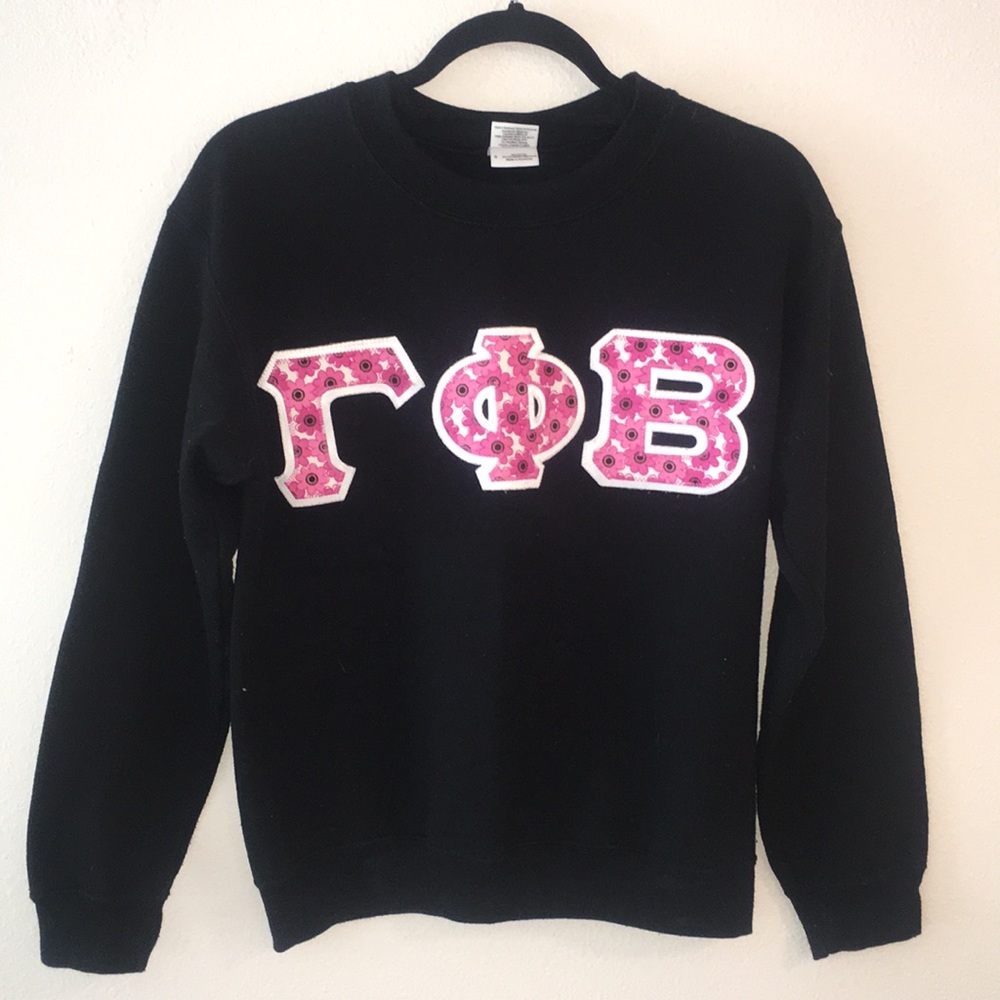 Gamma Phi Beta Block Letters Sweatshirt